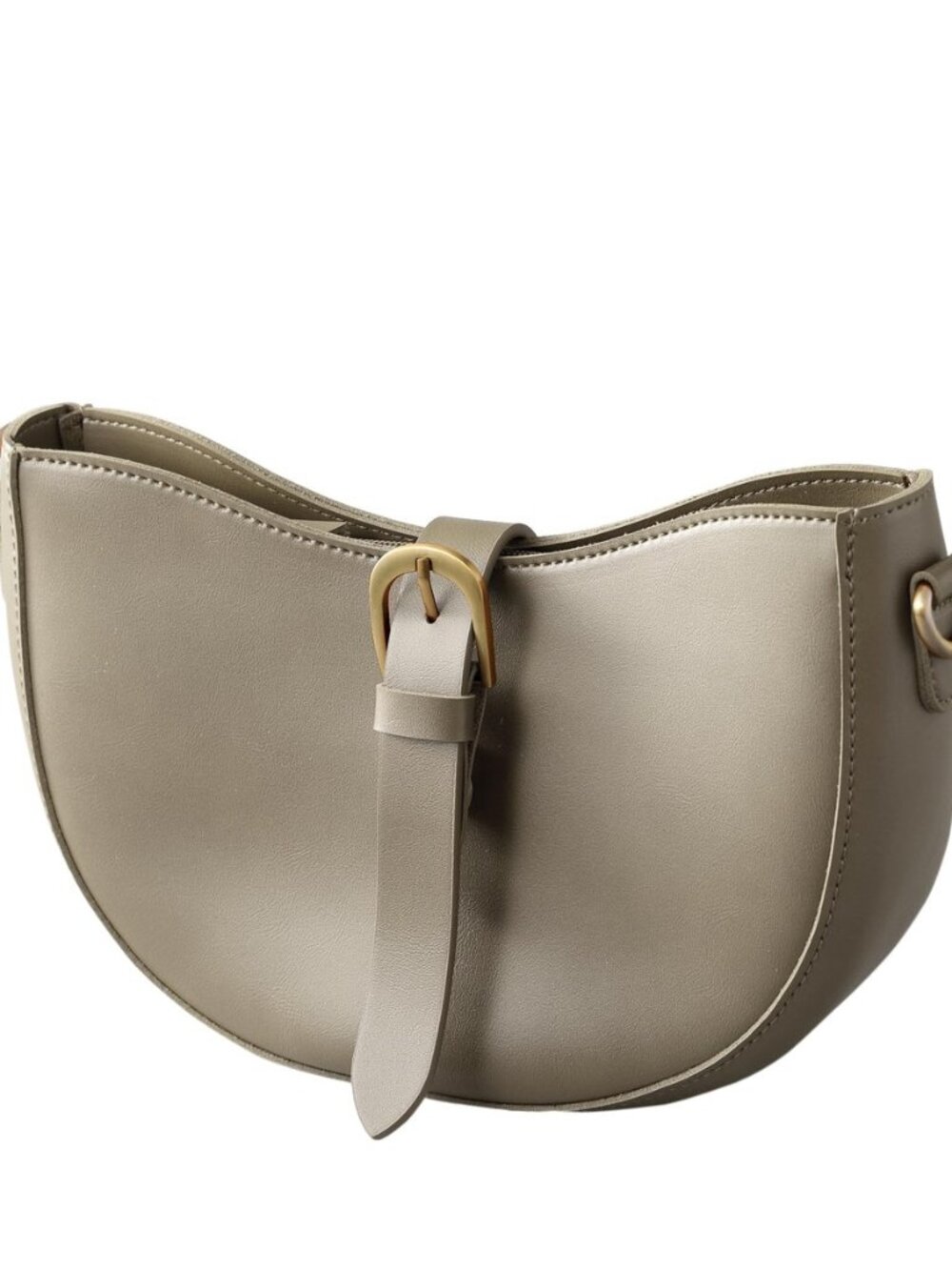 Vintage Vegan Leather Shoulder Crescent Bag Women Retro Lunar Purse Hobo Satchel